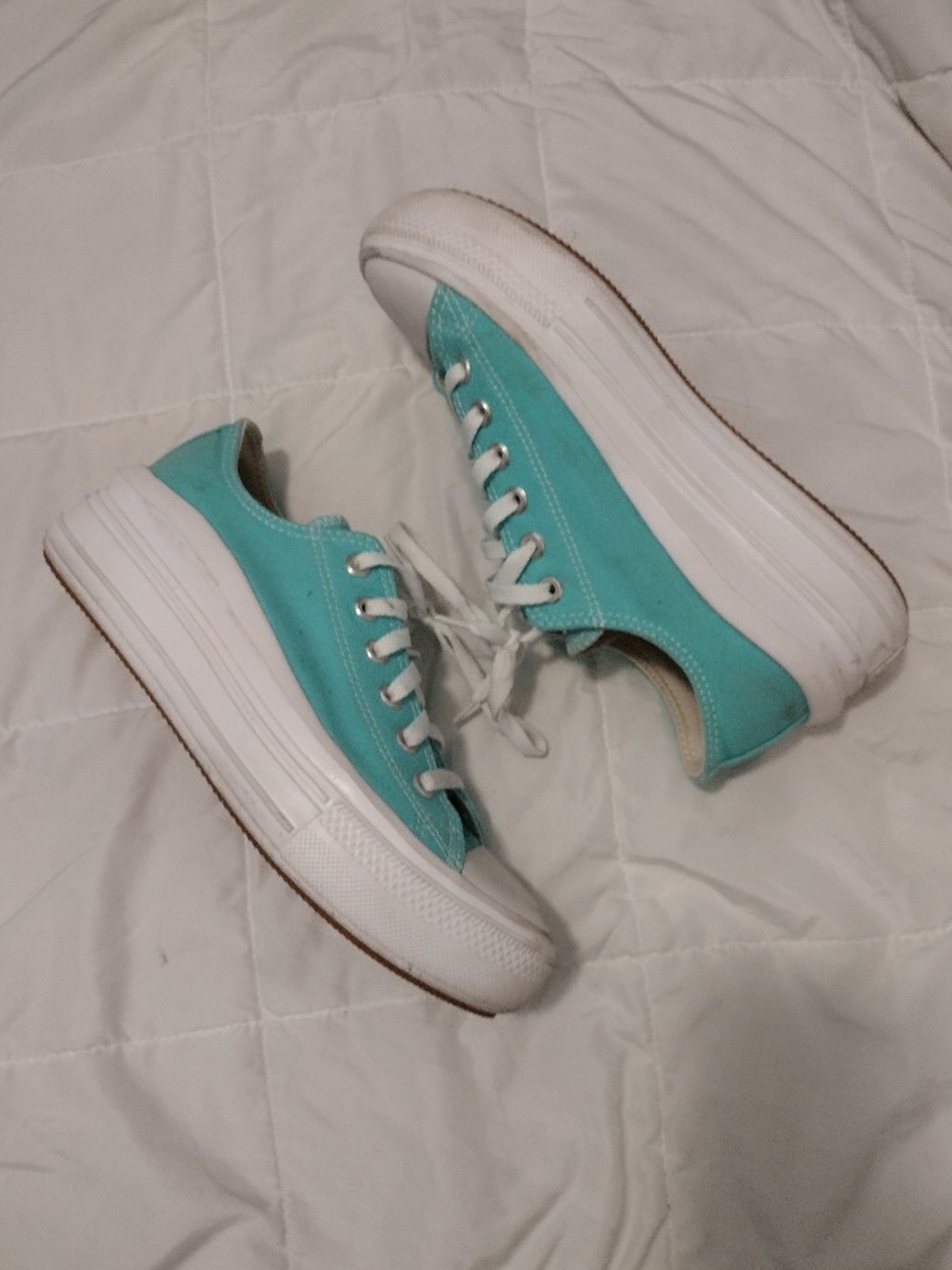 Converse Teal Move Low Top Sneakers - Picture 2 of 4
